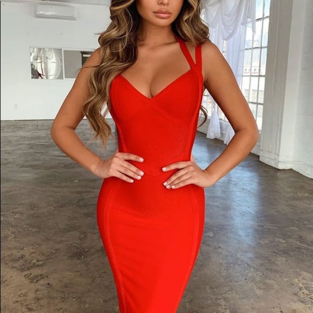 Unique Bodycon Halter Dress